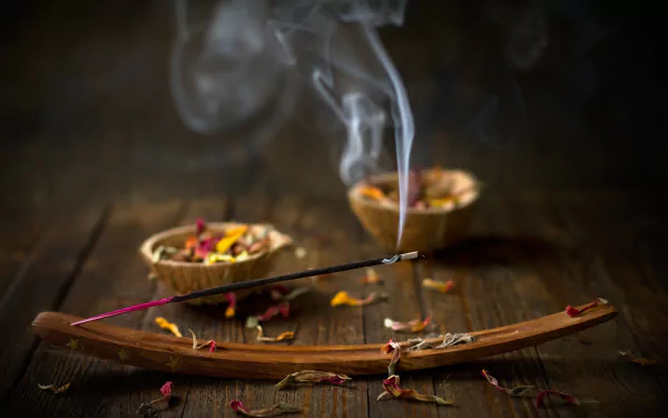 photography incense stick HD Desktop Wallpaper | Background Image