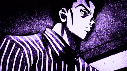 Yoshikage Kira Kosaku Kawajiri Anime Jojo's Bizarre Adventure HD Desktop Wallpaper | Background Image
