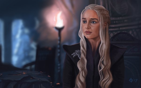 TV Show Game Of Thrones Emilia Clarke Daenerys Targaryen Blonde Blue Eyes HD Wallpaper | Background Image