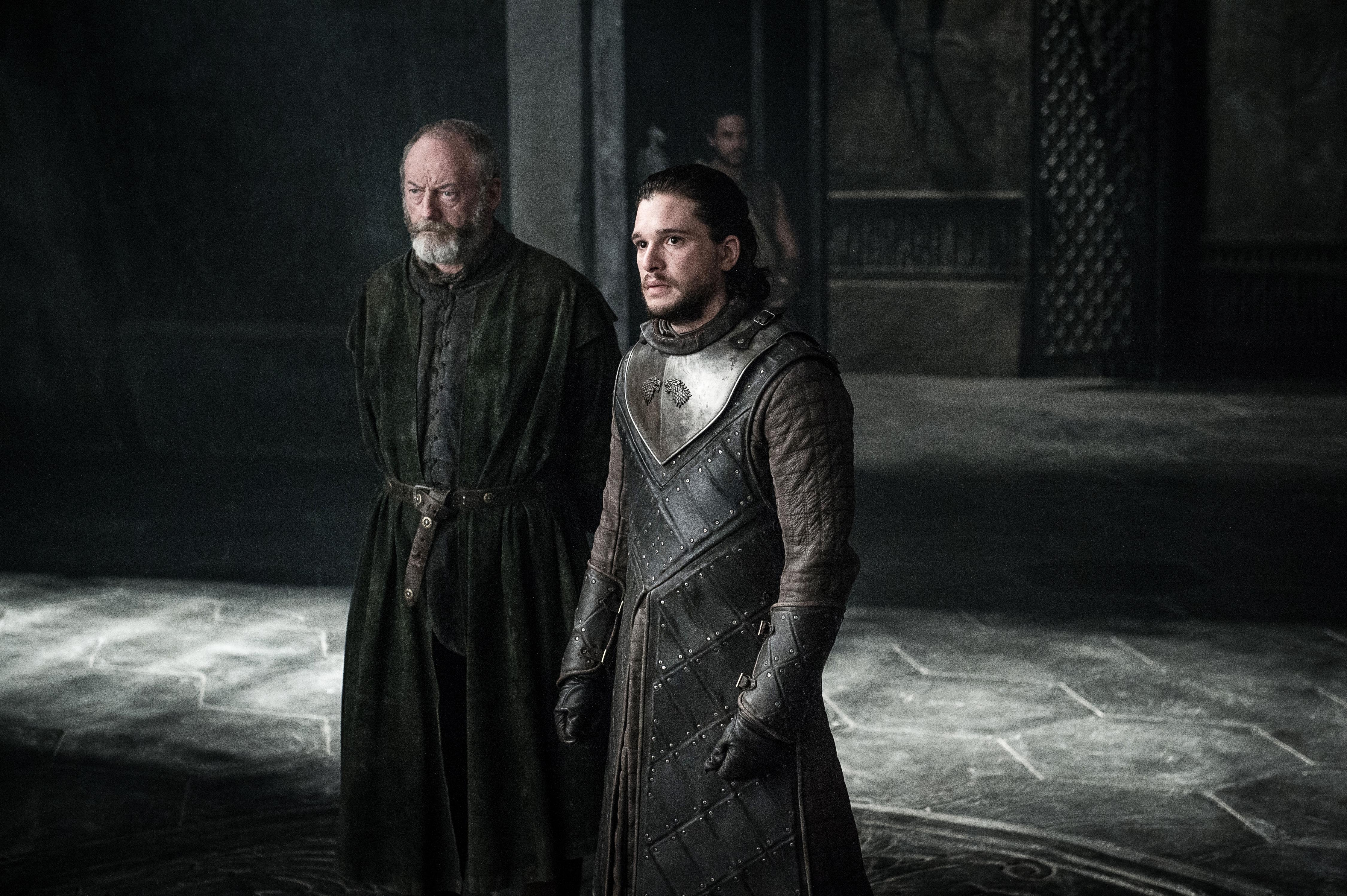 Download Liam Cunningham Kit Harington Davos Seaworth Jon Snow TV Show ...