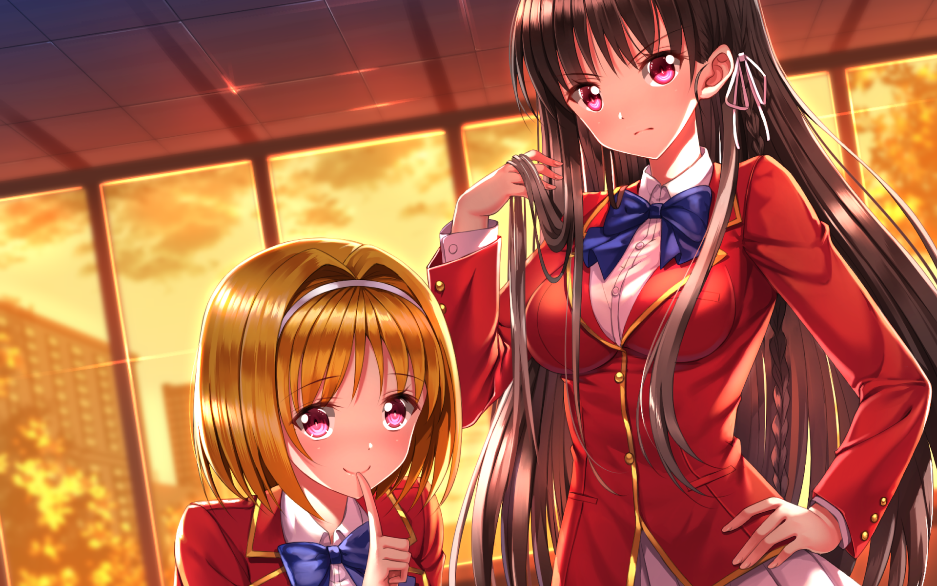 Anime, Classroom of the Elite, Kiyotaka Ayanokōji, Suzune Horikita, HD  wallpaper