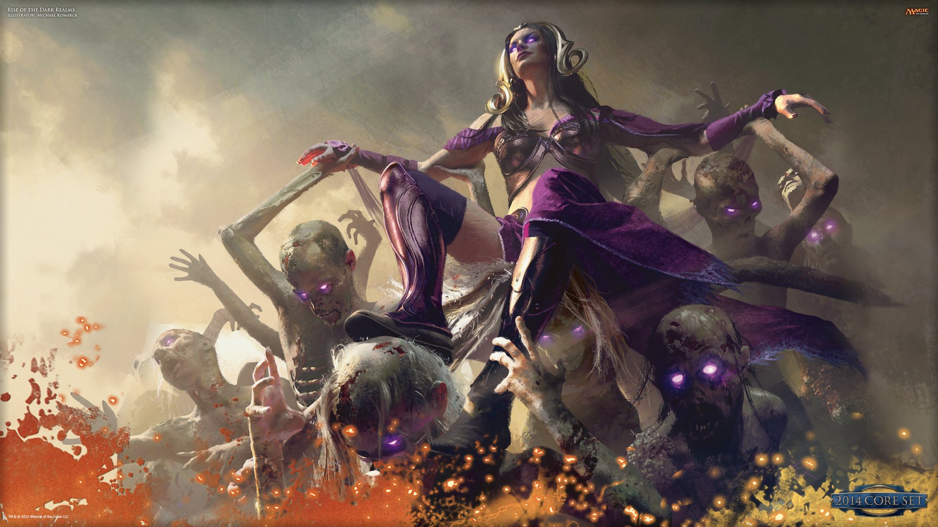 Download Liliana Vess Undead Man Made Magic: The Gathering HD Wallpaper