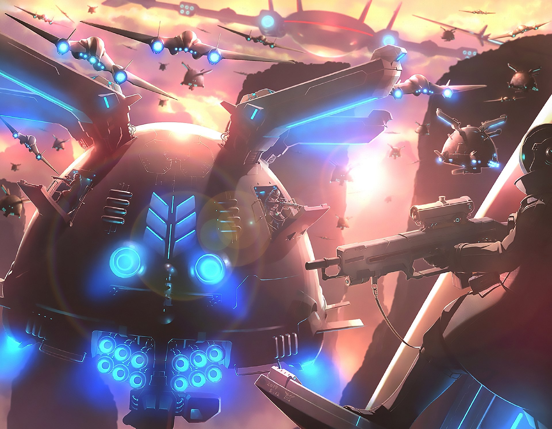 Download Anime Original HD Wallpaper by ラパーマ