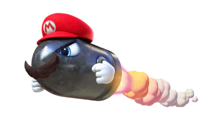 Bullet Bill video game Super Mario Odyssey HD Desktop Wallpaper | Background Image
