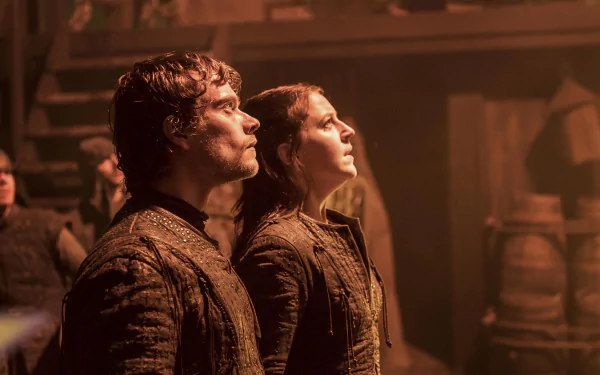 Gemma Whelan Alfie Allen Yara Greyjoy Theon Greyjoy TV Show Game Of Thrones HD Desktop Wallpaper | Background Image