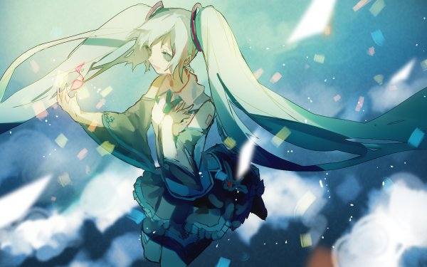 Anime Vocaloid Hatsune Miku HD Wallpaper | Background Image