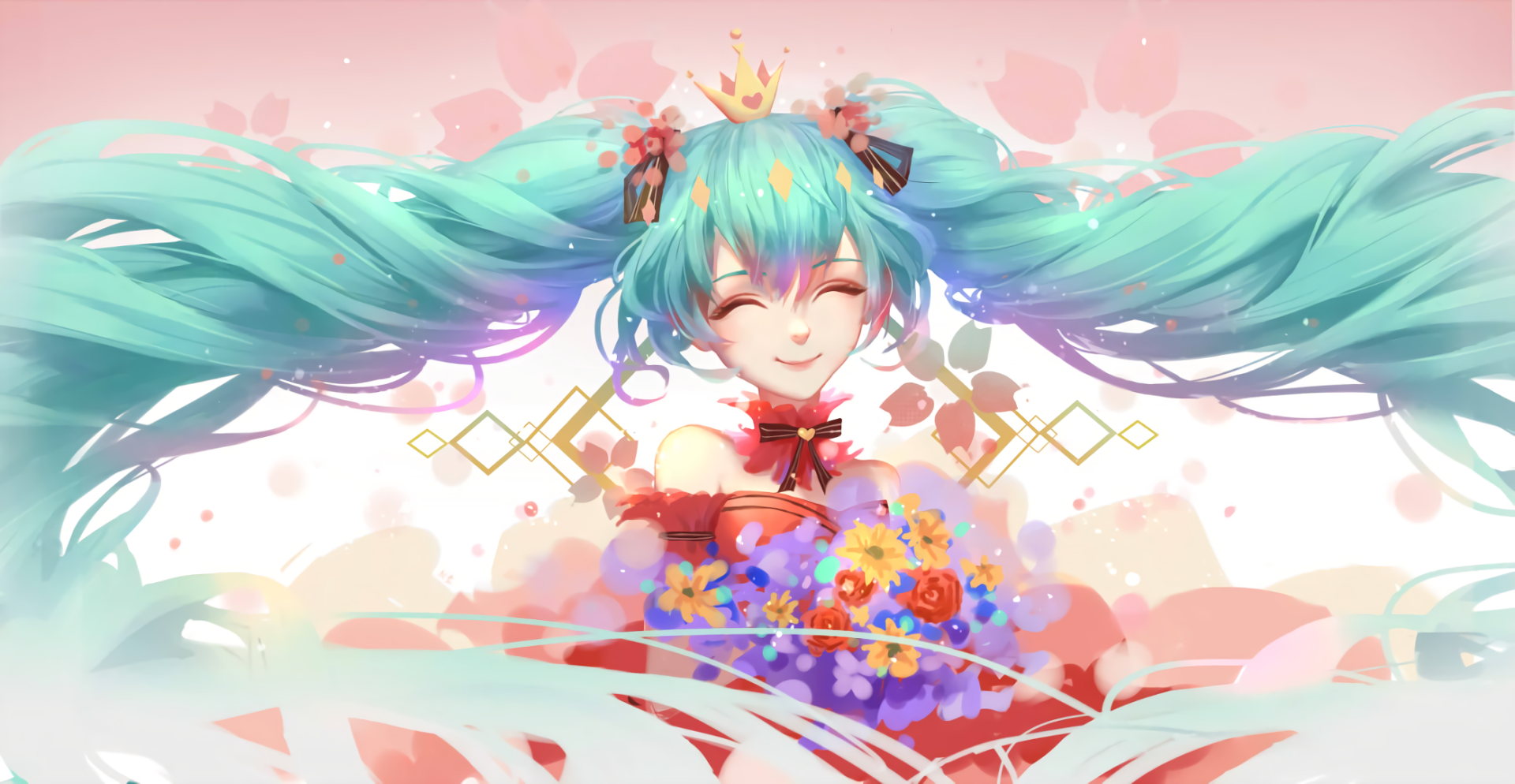 Download Hatsune Miku Anime Vocaloid HD Wallpaper