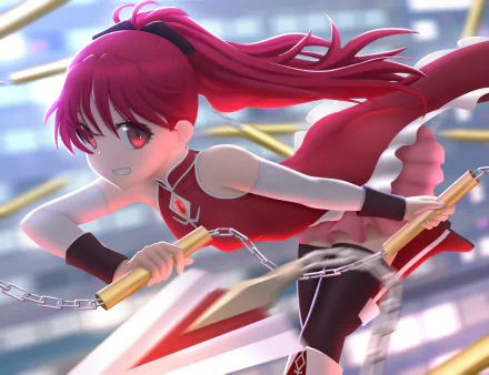 Kyōko Sakura Anime Puella Magi Madoka Magica HD Desktop Wallpaper | Background Image