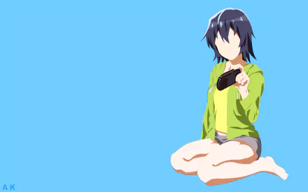 Chiaki Hoshinomori Anime gamer HD Desktop Wallpaper | Background Image