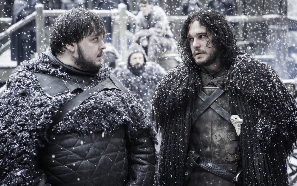 Kit Harington John Bradley Jon Snow Samwell Tarly TV Show Game Of Thrones HD Desktop Wallpaper | Background Image