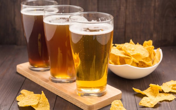 Food Beer Drink Alcohol Glass Chips HD Wallpaper | Background Image