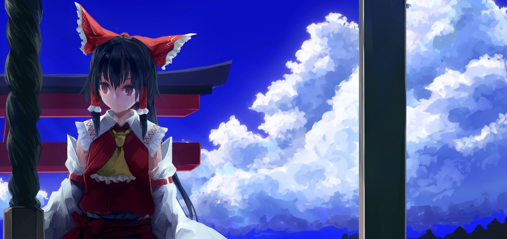 Download Reimu Hakurei Wallpaper by アカゐハ