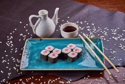 seafood fish rice sake still life food sushi HD Desktop Wallpaper | Background Image