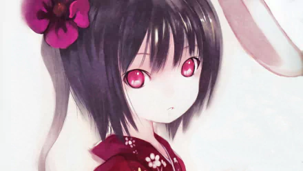 Tewi Inaba Anime Touhou HD Desktop Wallpaper | Background Image