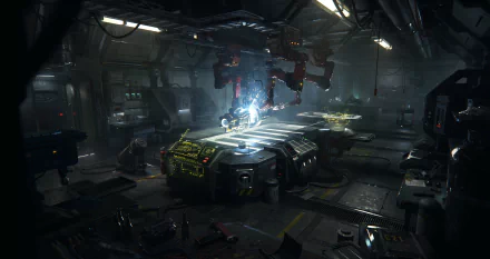 factory Sci Fi machine HD Desktop Wallpaper | Background Image
