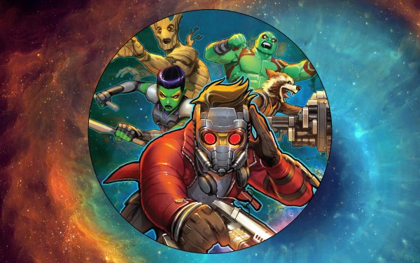 Comics Guardianes de la Galaxia Star Lord Gamora Drax The Destroyer Rocket Raccoon Groot Fondo de pantalla HD | Fondo de Escritorio
