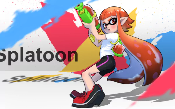 Inkling (Splatoon) video game Splatoon HD Desktop Wallpaper | Background Image
