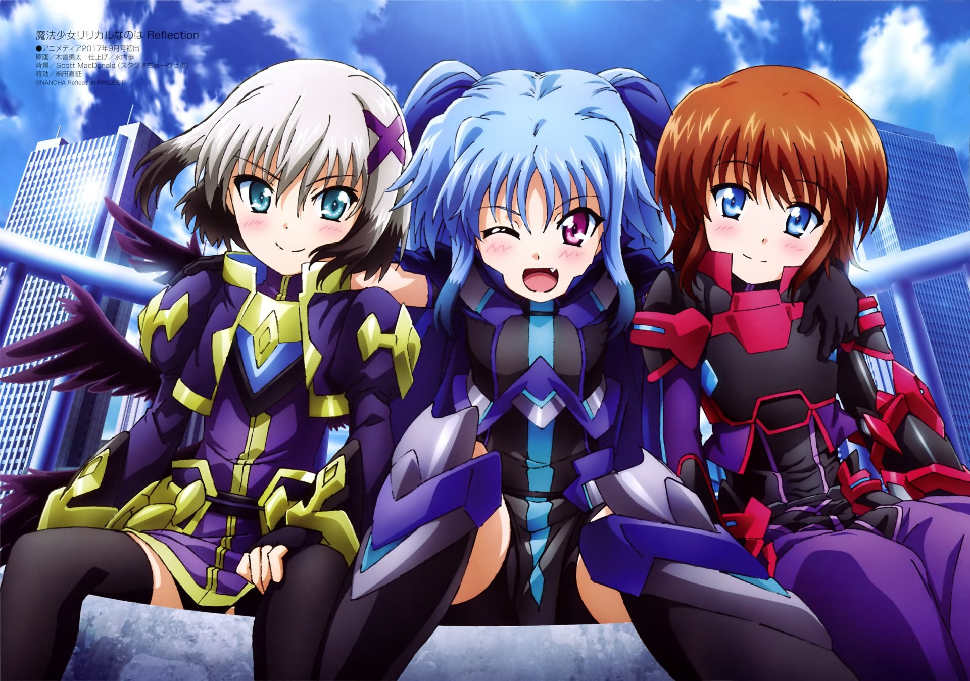 Download Anime Magical Girl Lyrical Nanoha 4k Ultra HD Wallpaper