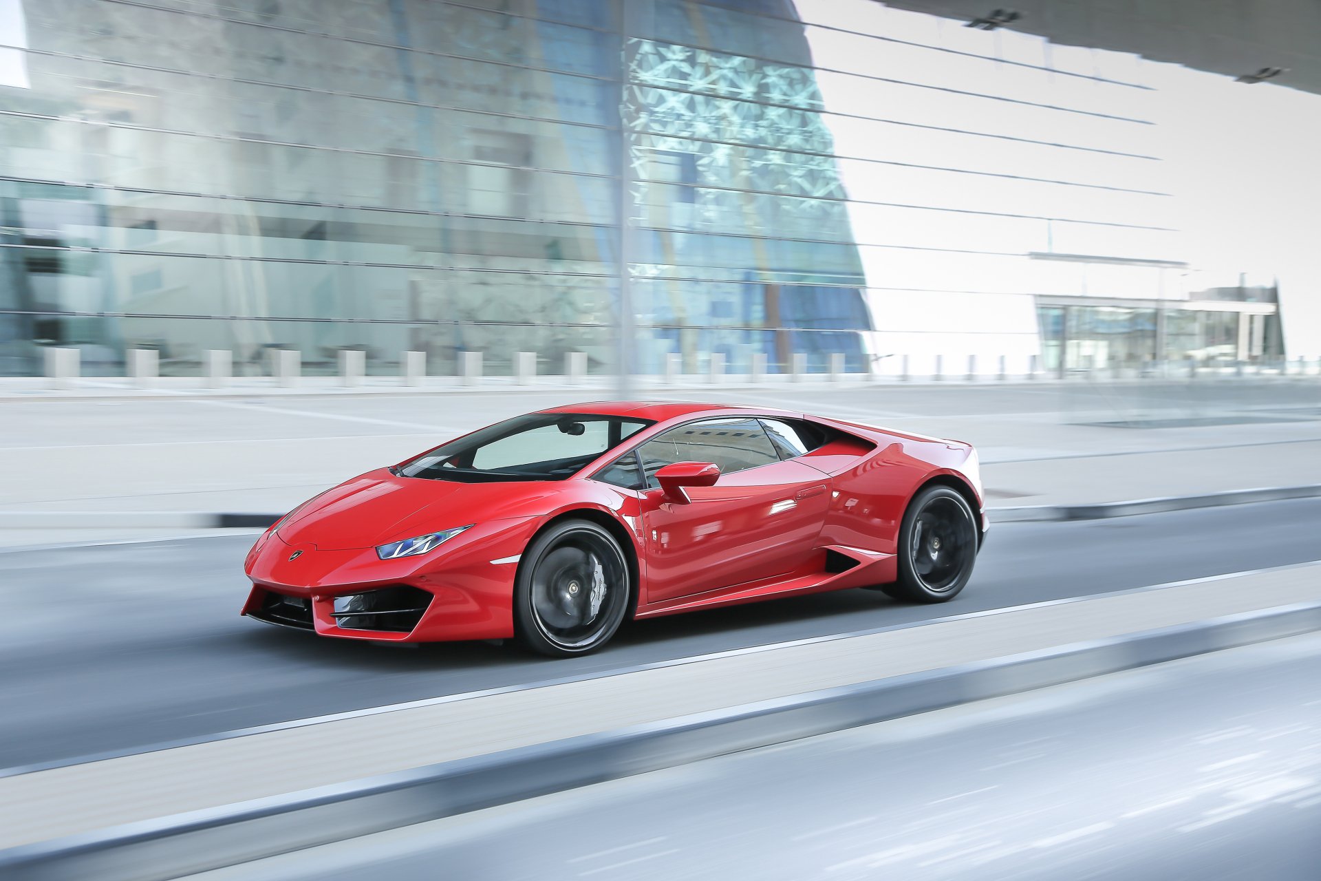 Download Motion Blur Supercar Car Lamborghini Vehicle Lamborghini Huracan 4k Ultra HD Wallpaper