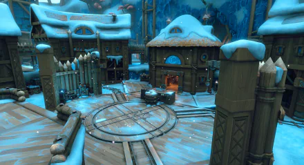  Paladins - Snowfall Junction Map