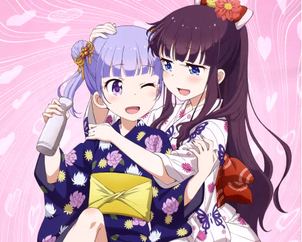 Aoba Suzukaze Hifumi Takimoto Anime New Game! HD Desktop Wallpaper | Background Image