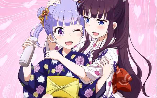 Aoba Suzukaze Hifumi Takimoto Anime New Game! HD Desktop Wallpaper | Background Image