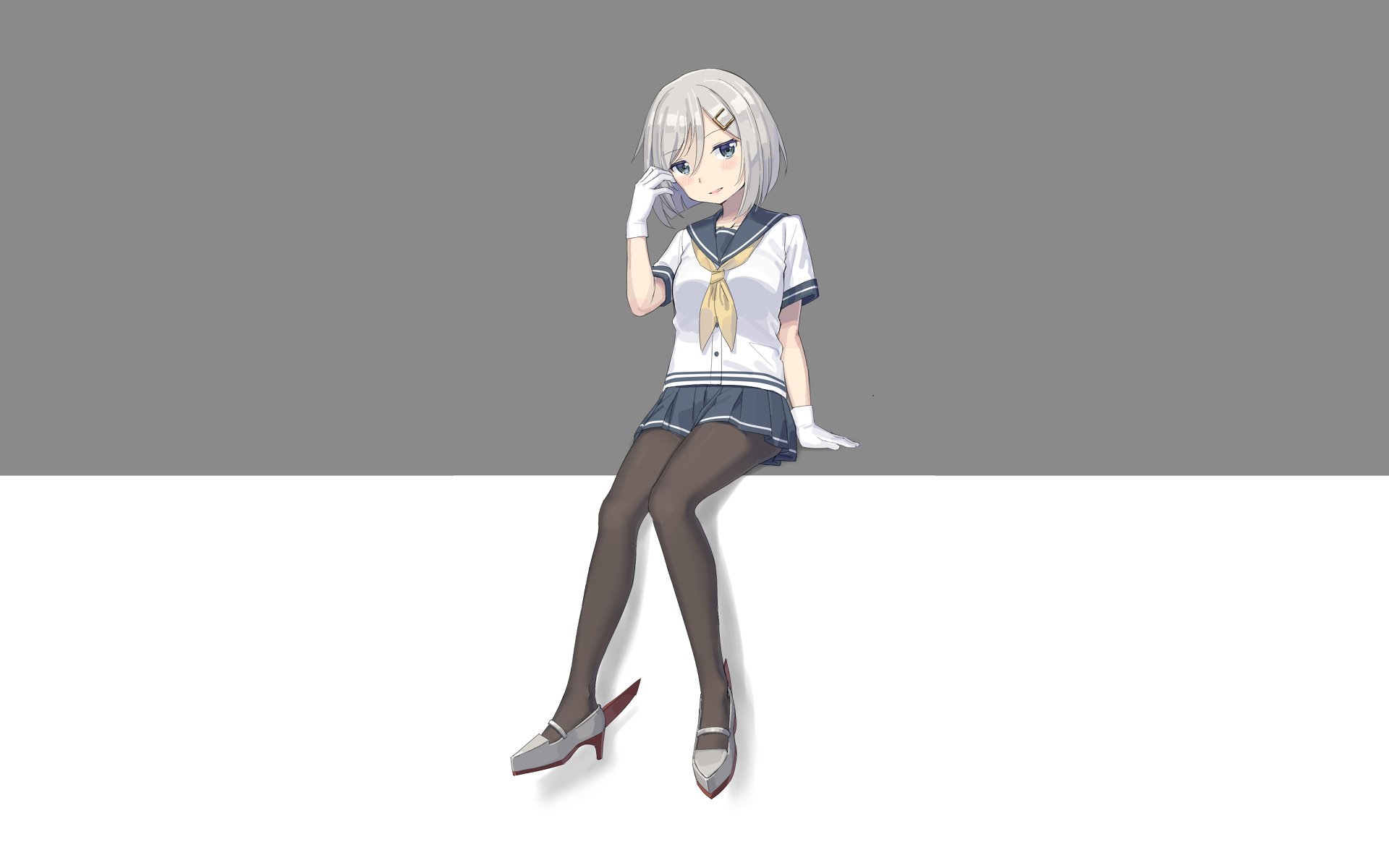 Download Hamakaze (Kancolle) Anime Kantai Collection HD Wallpaper by swa1b2c3