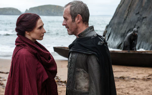 Stephen Dillane Stannis Baratheon Carice van Houten Melisandre (Game of Thrones) TV Show Game Of Thrones HD Desktop Wallpaper | Background Image
