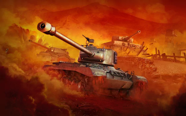 IS-7 tank Tiger I M46 Patton video game World of Tanks HD Desktop Wallpaper | Background Image