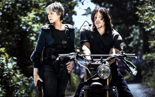 TV Show The Walking Dead Norman Reedus Daryl Dixon Melissa Mcbride Carol Peletier HD Wallpaper | Background Image