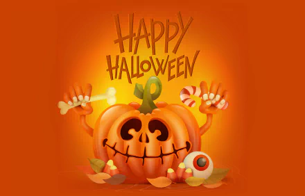 Happy Halloween jack-o'-lantern holiday halloween HD Desktop Wallpaper | Background Image