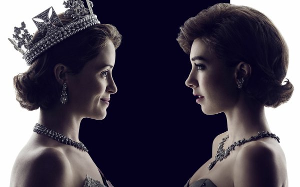 TV Show The Crown Queen Elizabeth II Princess Margaret Claire Foy Vanessa Kirby HD Wallpaper | Background Image