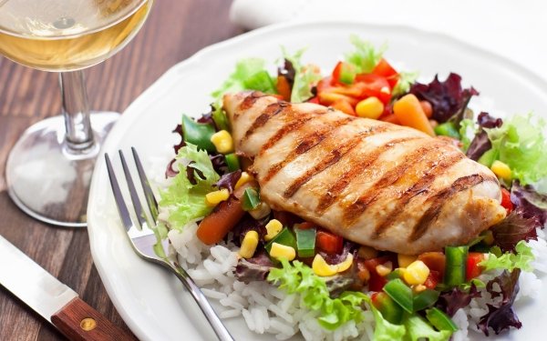 Food Chicken Still Life Meal HD Wallpaper | Background Image