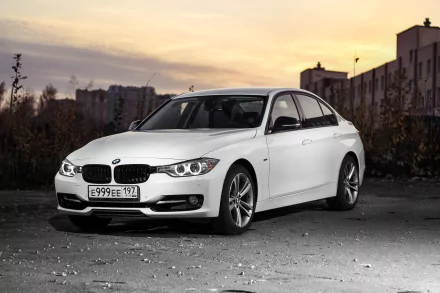 white car car BMW vehicle BMW 3 Series HD Desktop Wallpaper | Background Image