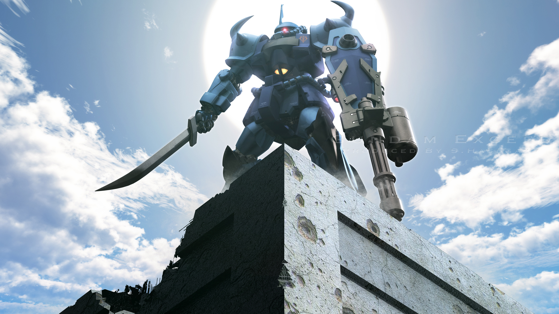 Mobile Suit Gundam Thunderbolt HD Wallpaper by 