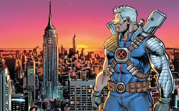 Empire State Building New York Cable (Marvel Comics) Comic Cable HD Desktop Wallpaper | Background Image