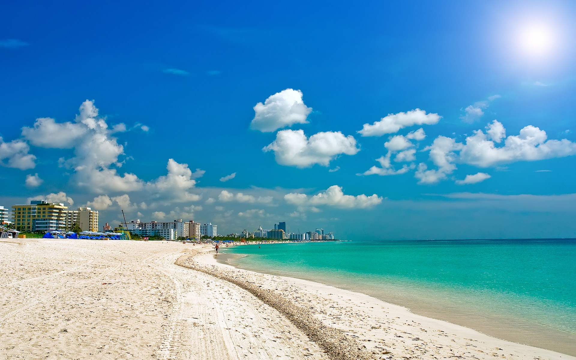 迈阿密南海滩日落海洋驱动佛罗里达 库存照片. 图片 包括有 掌上型计算机, 都市风景, 街市, 户外, 迈阿密 - 73511780