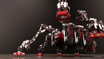 machine high tech CGI 3D Sci Fi robot HD Desktop Wallpaper | Background Image