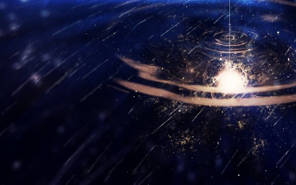 Anime Original Water Stars Comet HD Wallpaper | Background Image
