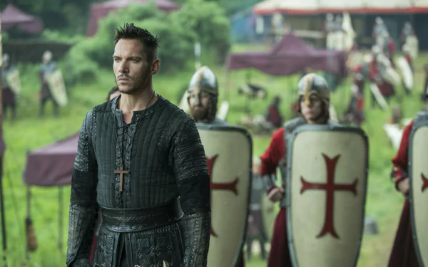 Heahmund (Vikings) Jonathan Rhys Meyers TV Show Vikings (2013) HD Desktop Wallpaper | Background Image