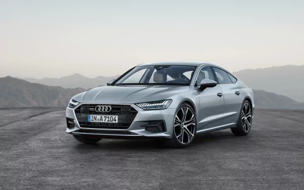 silver car car Audi vehicle Audi A7 HD Desktop Wallpaper | Background Image