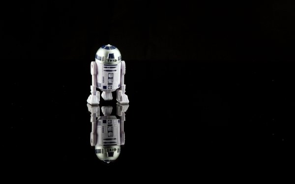 Hecho por el hombre Juguete R2-D2 Reflejo Minimalist La Guerra de las Galaxias Droid Fondo de pantalla HD | Fondo de Escritorio