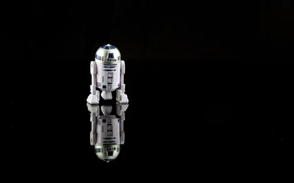  R2-D2 Toy Black background by Willmar Sandoval
