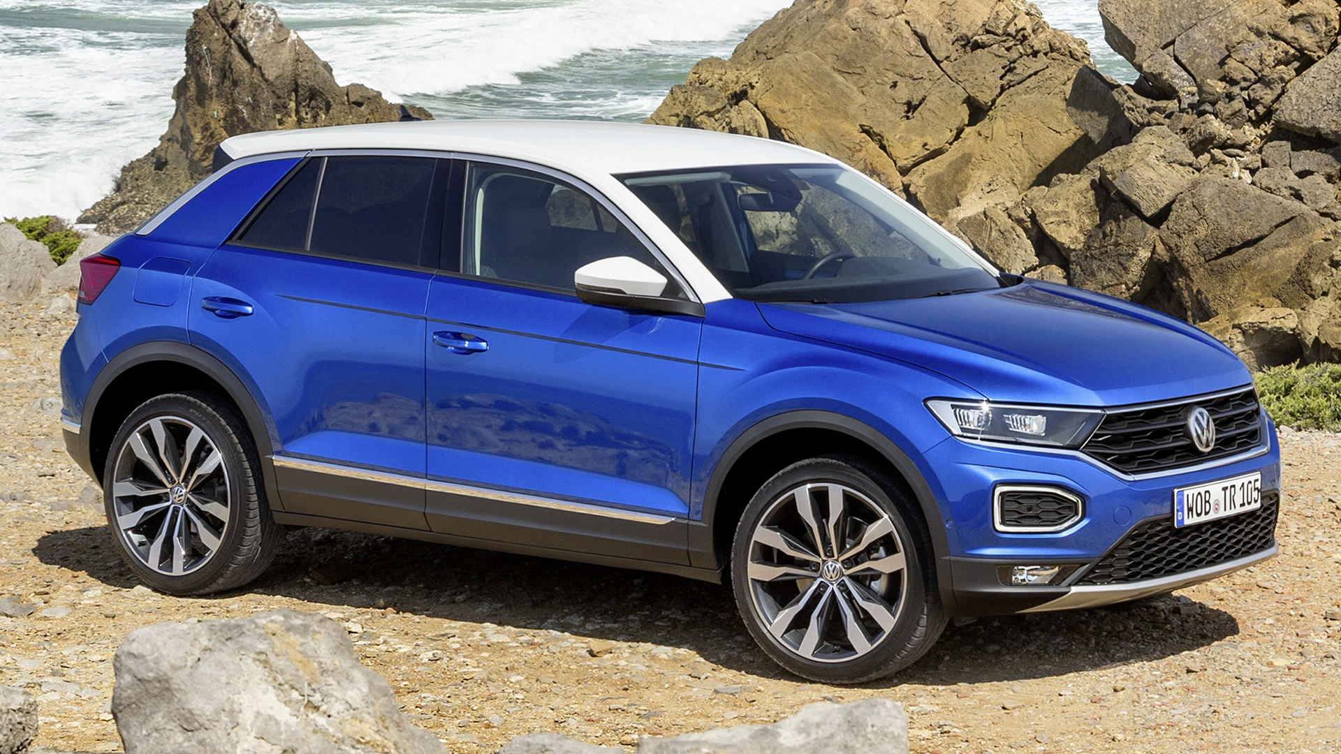 Download Car SUV Vehicle Volkswagen T-Roc HD Wallpaper