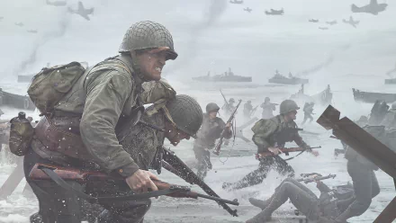 video game Call of Duty: WWII HD Desktop Wallpaper | Background Image