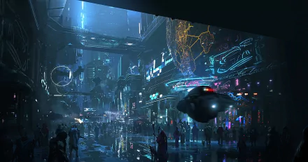Sci Fi city sci fi city HD Desktop Wallpaper | Background Image