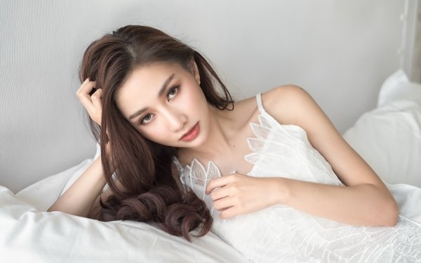 Women Asian Model Brunette HD Wallpaper | Background Image