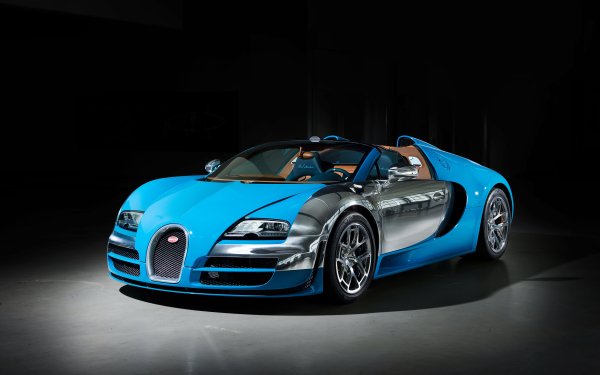 Vehicles Bugatti Veyron Grand Sport Vitesse Bugatti Bugatti Veyron Car Blue Car Sport Car Supercar HD Wallpaper | Background Image