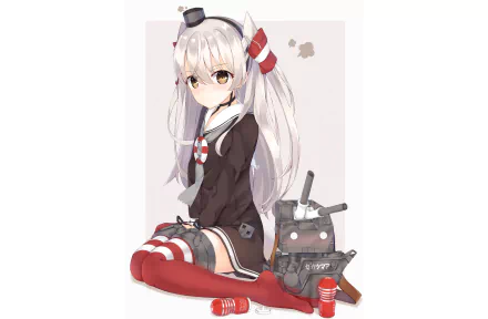 Amatsukaze (Kancolle) Anime Kantai Collection HD Desktop Wallpaper | Background Image