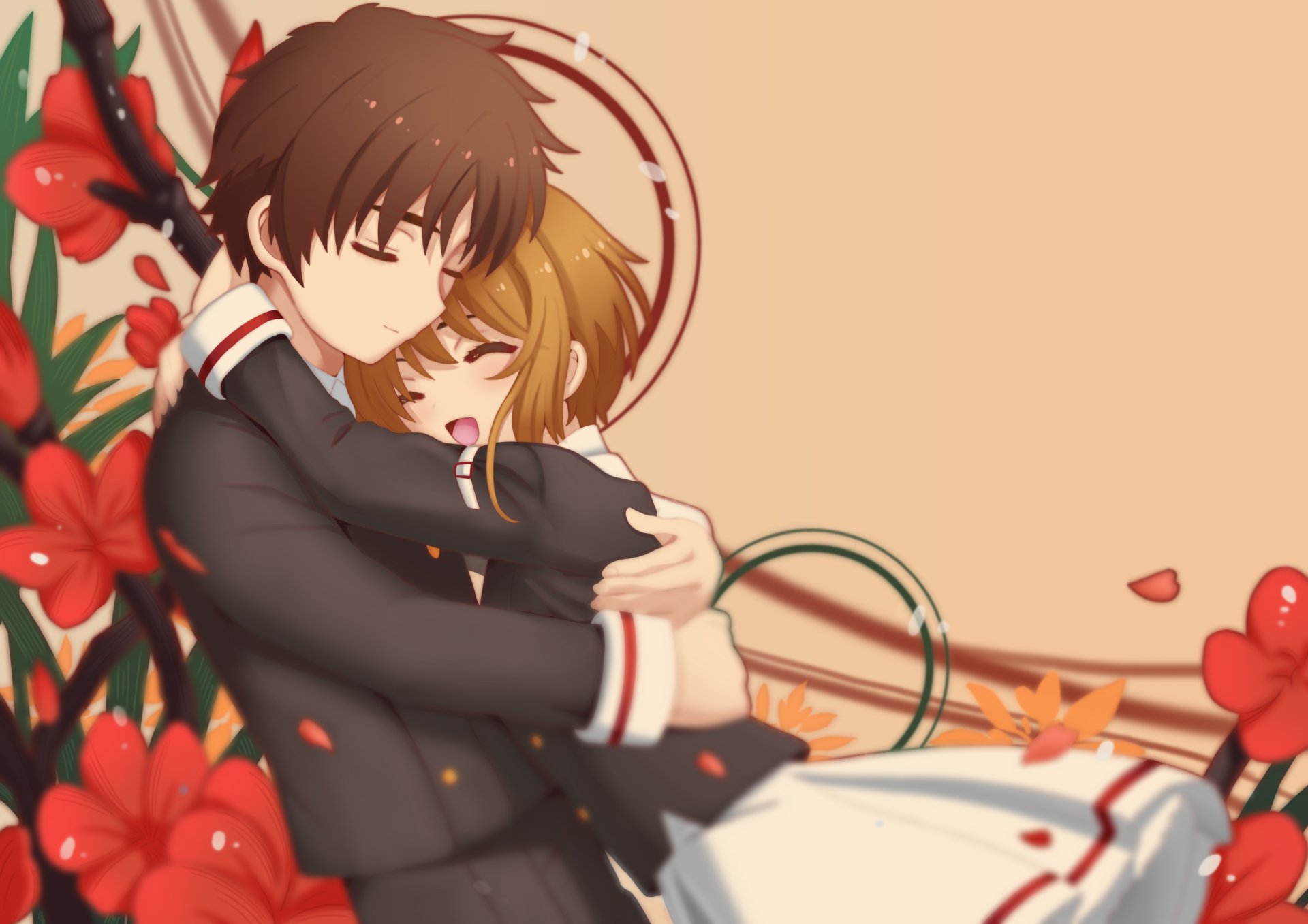 Download Sakura Kinomoto Syaoran Li Anime Cardcaptor Sakura HD Wallpaper